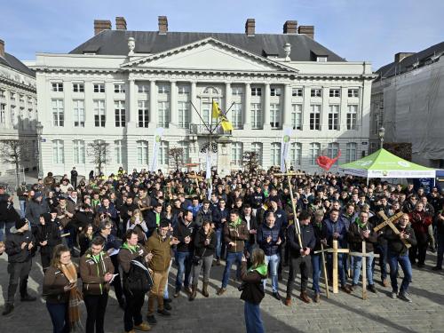 Les agriculteurs manifestent régulièrement contre le « plan azote ».