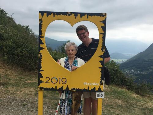 In 2019 - toen was ze 105 - trok Godelieve nog naar Lourdes. (gf)
