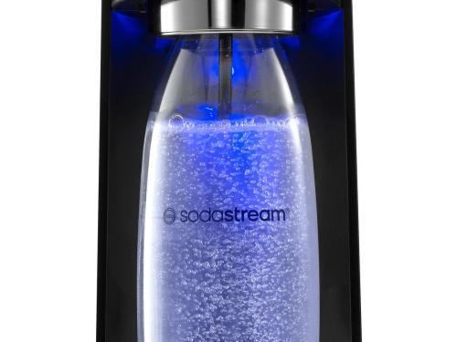 Weg plastic flessen: de geautomatiseerde E-Terra maakt in één klik bruiswater van kraantjeswater - € 139,99 voor de Starter Kit - SodaStream.