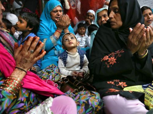 Rassemblement à la Dargah de Nizzamuddin, Delhi