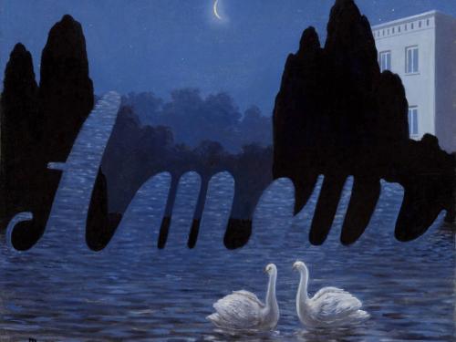 Schilderij Magritte waarop handtas van Delvaux is gebaseerd