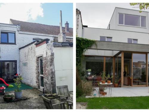 Ook achteraan is de transformatie opvallend.