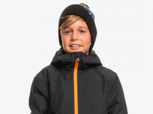 Junior ski-jas (129,99 euro), van Quiksilver.