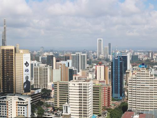 Downtown Nairobi.