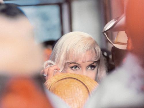 Marilyn Monroe during the filming of "The Misfits"