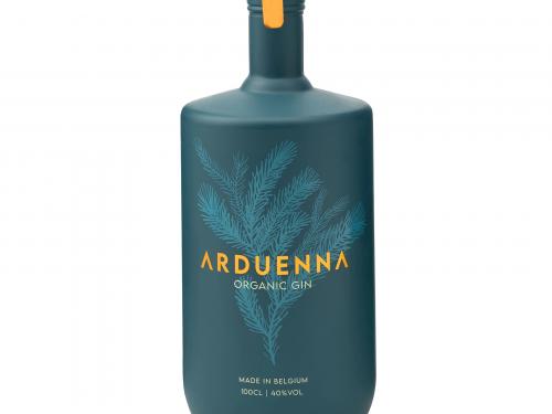 Biologische gin uit de Ardennen met mirabelpruim, den en vlierbloesem - € 41 (50 cl) - Arduenna.