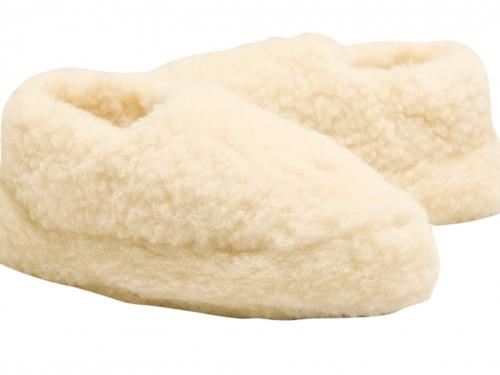 Siberische pantoffels - € 39 – Yoko Wool bij Bellerose.