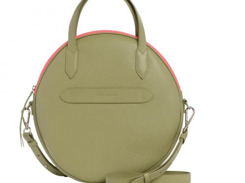 Handtas ‘Mezzo Disco’ uit Italiaans leer - € 545 - Marie Martens.