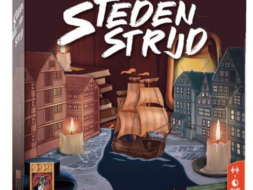 Stedenstrijd - € 29,99 - 999 Games. Bordspel voor 2 personen waarbij je tactisch te werk gaat in de strijd tussen steden Hamburg en Altona.