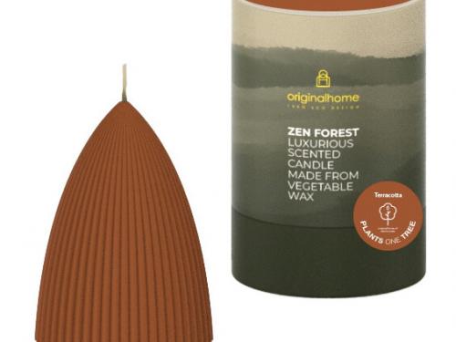 Zen forest: vegan geurkaars, gebaseerd op de Japanse kunst van bosbaden - vanaf € 18,95 - originalhome.nl.