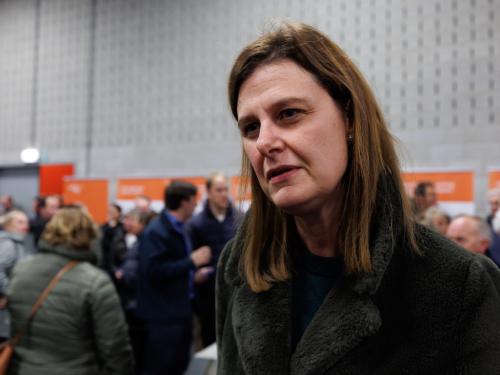 Burgemeester Véronique Buyck. (foto Belga)