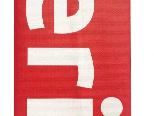 Honderd procent gemaakt van papierresten en oude banners: deze agenda’s zijn duurzaam én mooi! - € 34,50.