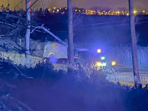 Het ongeval gebeurde langs de Ter Doeststraat in Lissewege. (foto JVM)