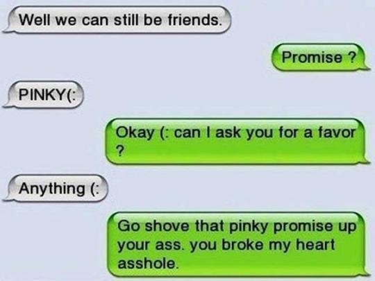 break-up sms'jes