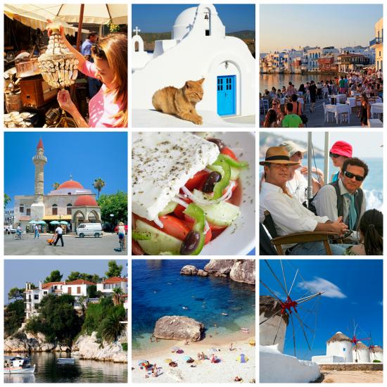 Griekenland, Flair, vakantie, eilanden, fun, zon