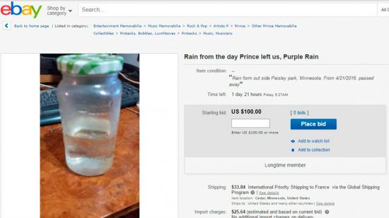 Ebay Prince eau