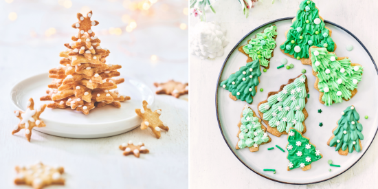kerstkoekjes kerstboomvorm