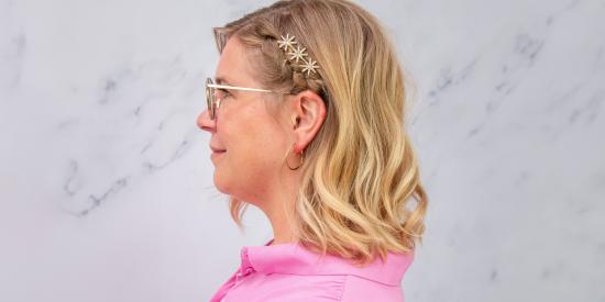 feestkapsels halflang haar