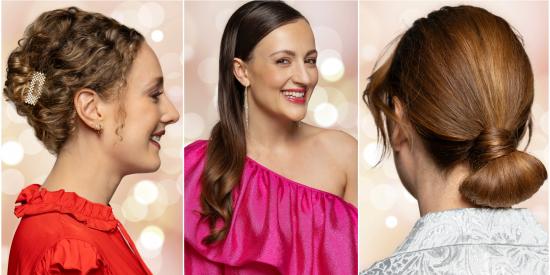 feestkapsels lang haar