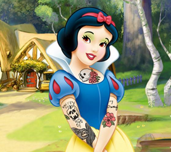 Disneyprinsessen tattoos