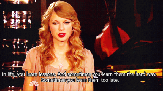 Taylor Swift advice