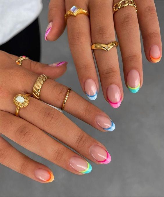 Nagels zoals Hailey Bieber