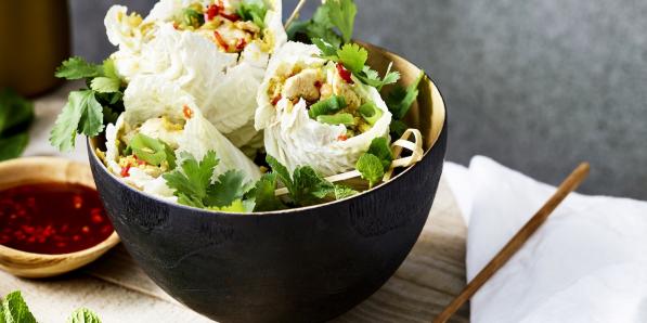 Recette: salade thaïe au poulet et à la menthe