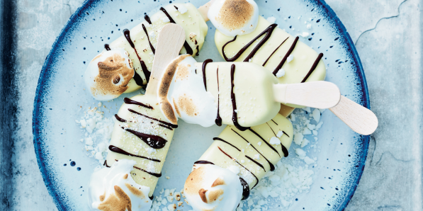 Recette: mini-Magnums à la meringue et au chocolat fondu