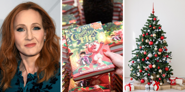 J.K. Rowling et le Cochon de Noël - DR Flair Getty Images