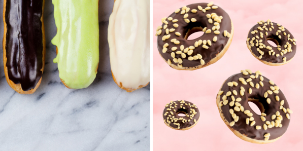 Panos lance un éclair donut DR Montage Flair