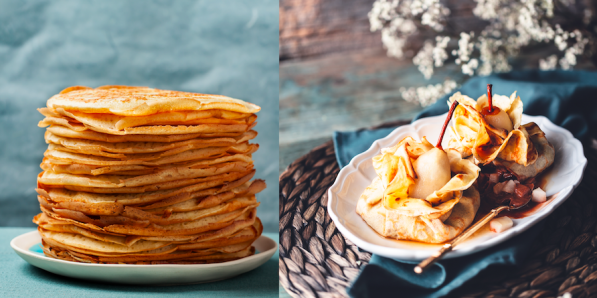 Aumônières de crêpes - Getty