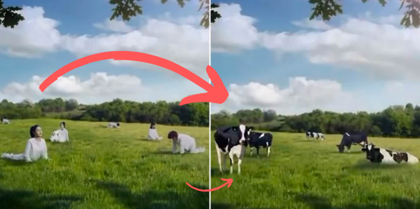 Les vaches à lait de Seoul Milk passent mal - Capture d'écran Flair