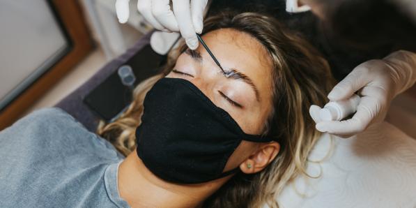 Bleached brows - Getty
