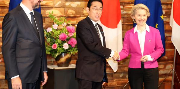 japon Ursula von der Leyen charles michel