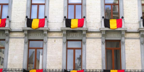 Belgische vlaggen