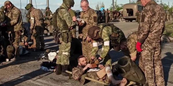 Militaires évacués d'Azovstal