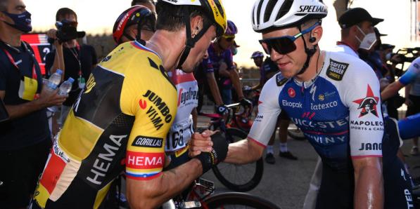 Primoz Roglic et Remco Evenepoel