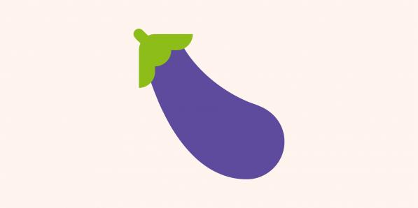 Emoji aubergine - Getty