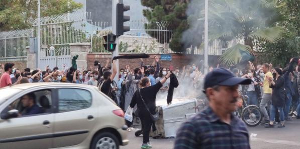 Teheran protest