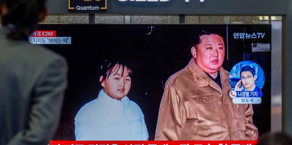 Kim Jong Un et sa fille Kim Chu-ae