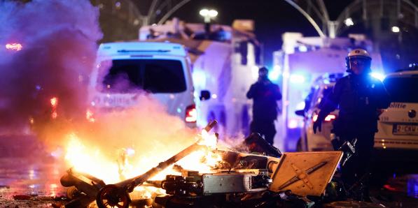 émeutes bruxelles belgique-maroc