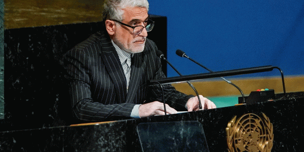 De Iraanse VN-gezant Amir Saeid Iravani
