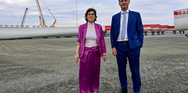 Alexander De Croo et Tinne Van der Straeten