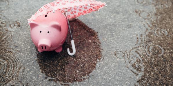 cochon tirelire parapluie