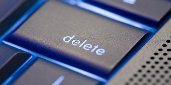 Delete button