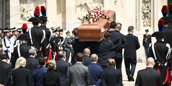 Le cercueil de Silvio Berlusconi