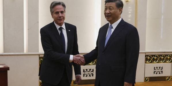 Antony Blinken et Xi Jinping