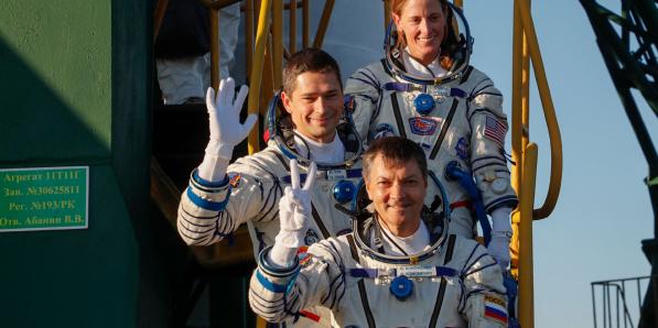 Oleg Kononenko, Nikolai Chub et Loral O'Hara
