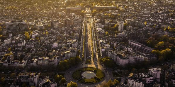 Brussel luchtfoto