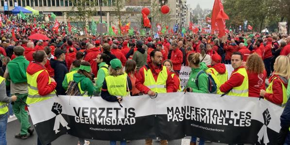 Manifestation à Bruxelles